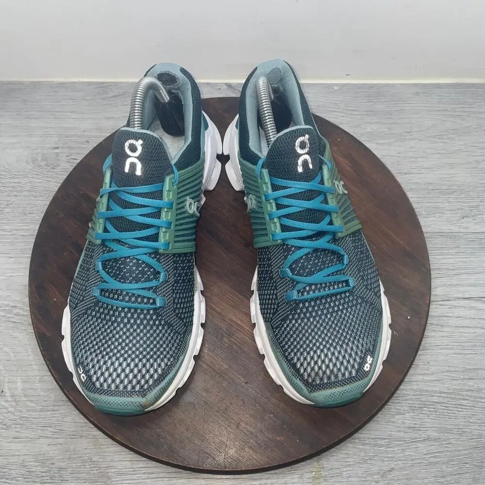 ON Women's Cloudswift Running Sneakers Shoes Teal/Storm Comfort Size 9 *Flaws*